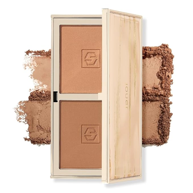 Jouer Sunswept Bronzer Duo 2 Complementary Shades Velvety Formula Matte & Shimmer Shades Vitamin E Talc, Paraben, Gluten & Cruelty Free