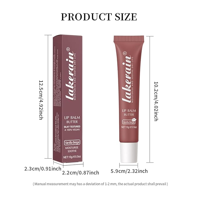 Lip Butter Balm, Day/Night Hydrating Lip Beige