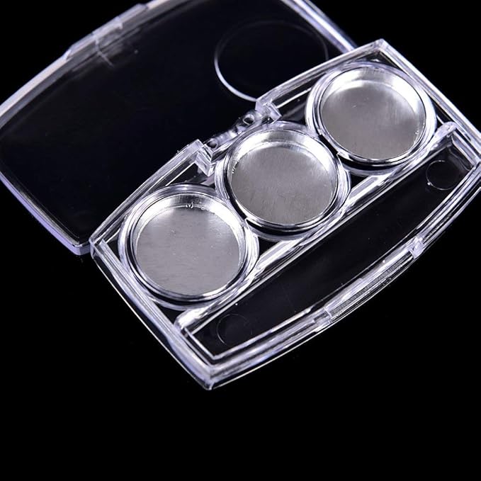 10 Pcs Clear Empty Eyeshadow Palette Plastic Eyeshadow