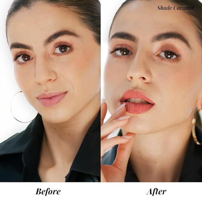 Jerome Alexander 24 & More Matte Liquid Lipstick – Long-Lasting, Ultra-Pigmented, Smudge-Resistant Matte Lip Color – Velvety Smooth Texture, No Feathering or Fading | Pomegranate