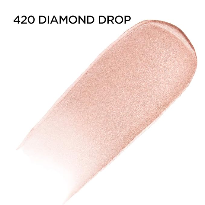 L'Oreal Paris Brilliant Eyes Shimmer Liquid Eye Shadow, Longwearing Lasting Shimmer, Crease Resistant, Flake-Proof, Precision Applicator, Quick Dry, Non-Greasy, Diamond Drop, 0.1 oz.