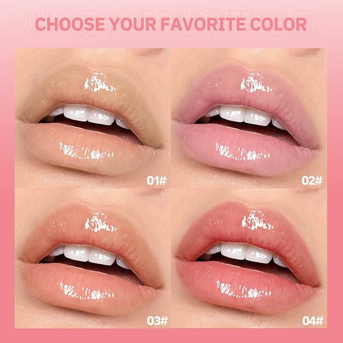 Color-Changing Lip Balm, Moisturizing Hydrating Tinted Lip Balm for Dry Lips, Long-Lasting Nourishing Lipstick, Glossy Lip Tint, Lip Care for Smooth, Soft Lips.5#