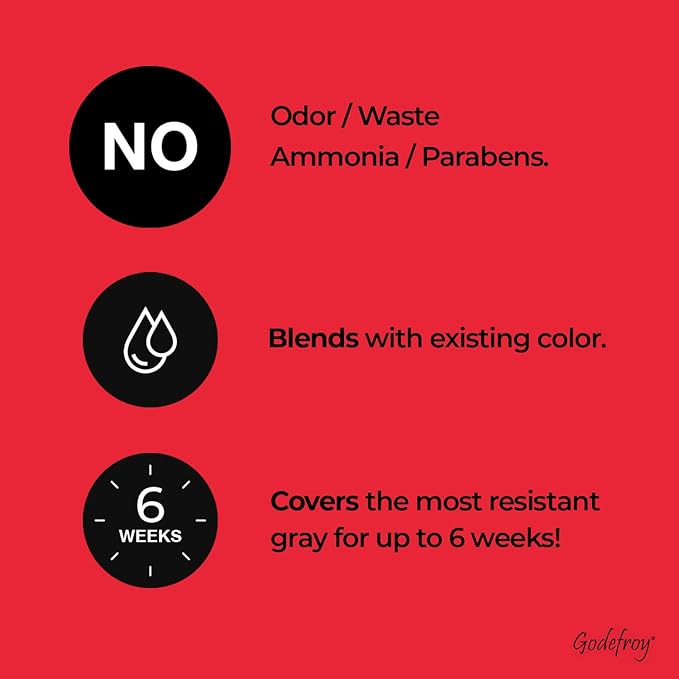 Professional Root Touch Up Hair Coloring Kit, Dark Brown, 4 applications