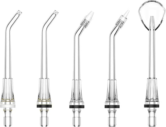 Water Flosser Replacement Tips for FlossJet Water Dental Flosser,Standard Water Dental Flosser Jet Tips,5 Replacement Jet Tips with Oral Irrigator,Compatible FlossJet Water Flosser
