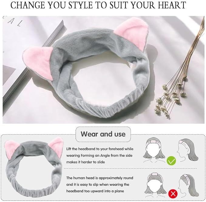 Face Washing Set, Manual Facial Cleansing Brush, 2-in-1 Skin Care face Brush, Silicone Facial Scrubber,Equipped with Headbands, Wrist Band, Facial Mask Brush and Powder Puff（Blue 6pcs）