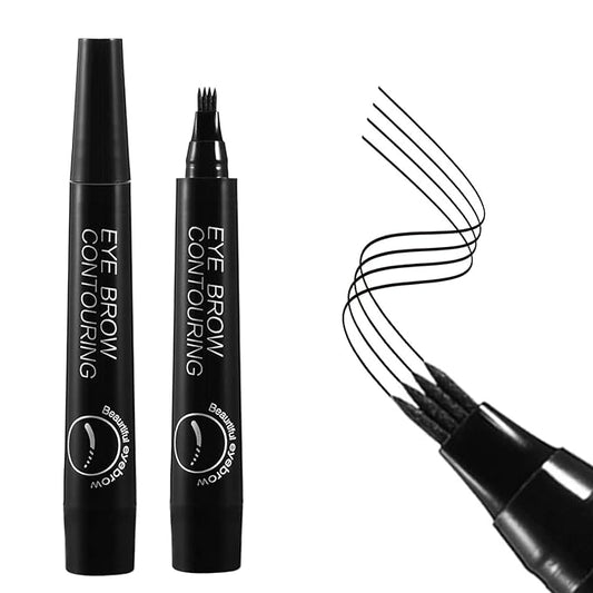Boobeen Waterproof Eyebrow Pen - Microblading Eyebrow Pencil with a Micro-Fork Tip Applicator - Creates Natural Looking Brows Effortless