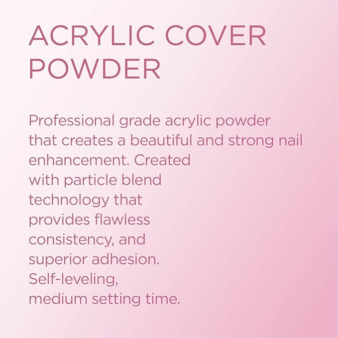 Young Nails Acrylic Cover Powder - Self-Leveling Acrylic Nail Powder, Clear Nude Pink White Acrylic Powder for Nail Extenstion, Professional Grade, Superior Adhesion, Color - Taupe, 660g