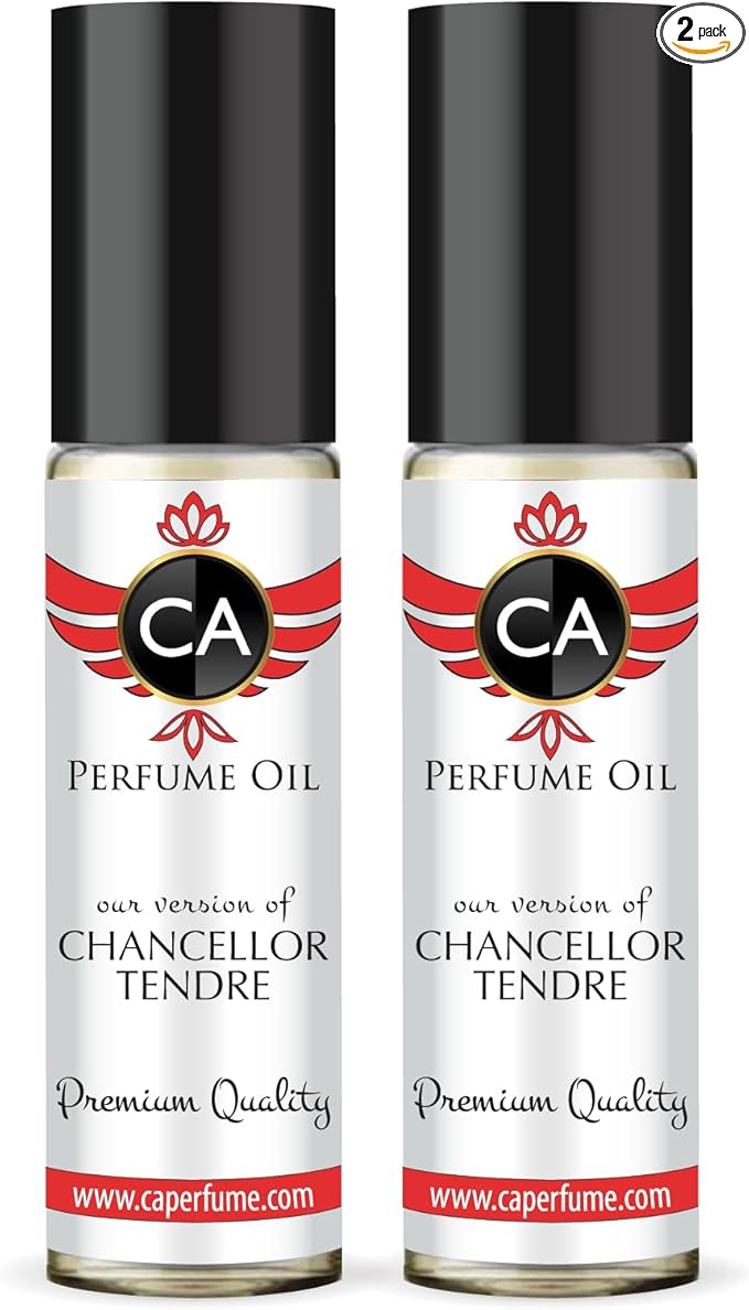 CA Perfume Impression of Chancellor Tendre For Women Fragrance Dupes Perfume Body Oil Roll-On 0.3 Fl Oz-X2