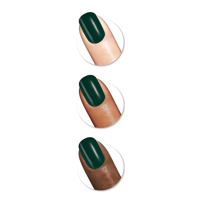 Sally Hansen Color Therapy, Serene Green, Argan Oil, Long Lasting, Nail Treatment, Semi Opaque, Shiny Green Nail Polish