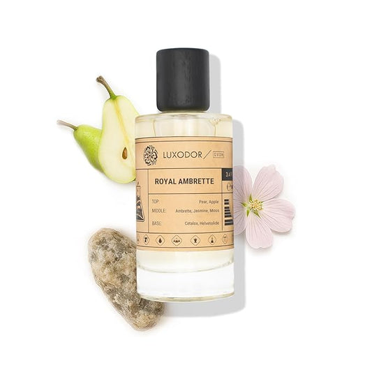 Inspired by L.e L.ab’o Another 13 - Royal Ambrette - Eau de Parfum For Women and Men, Long Lasting, Vegan, 2-piece Bundle (Perfume Spray 3.4 fl. oz,100ml + Concentrated Perfume Oil 10ml)