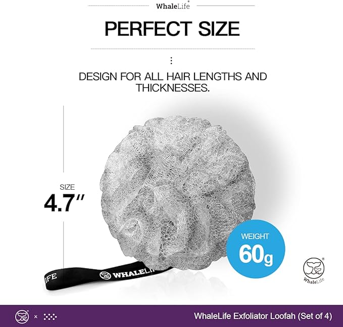 Loofah sponge bath sponge for