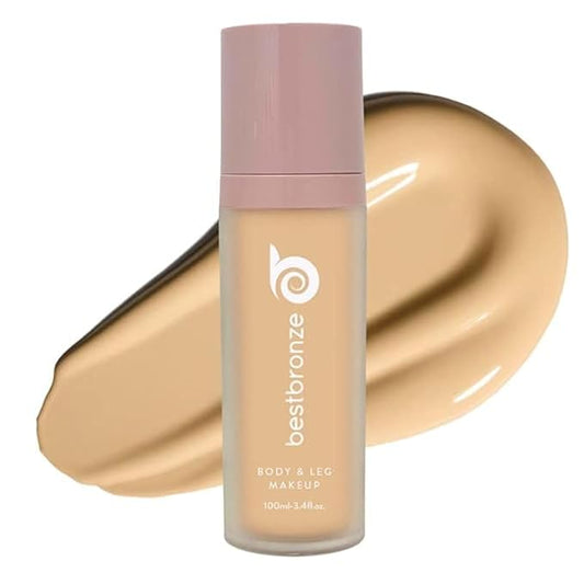 Best Bronze Bombshell Body Makeup - Tattoo Cover Up Makeup & Body Foundation Waterproof - Tattoo Concealer Waterproof for Scars, Varicose Veins Cover Up & Leg Foundation (C40 Light Beige)