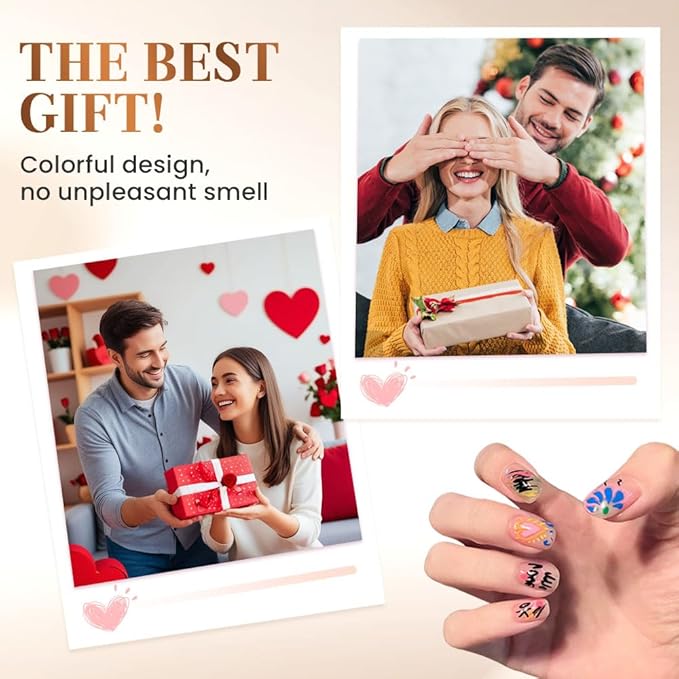 12 Colors Nail Art Pens Set, 2026 New Nail Marker, Fine Tip Nail Art Pen 0.5mm, Portable Nail Art Tools for Home Salon, Nail Art Pen Set for Beginners (12pcs)