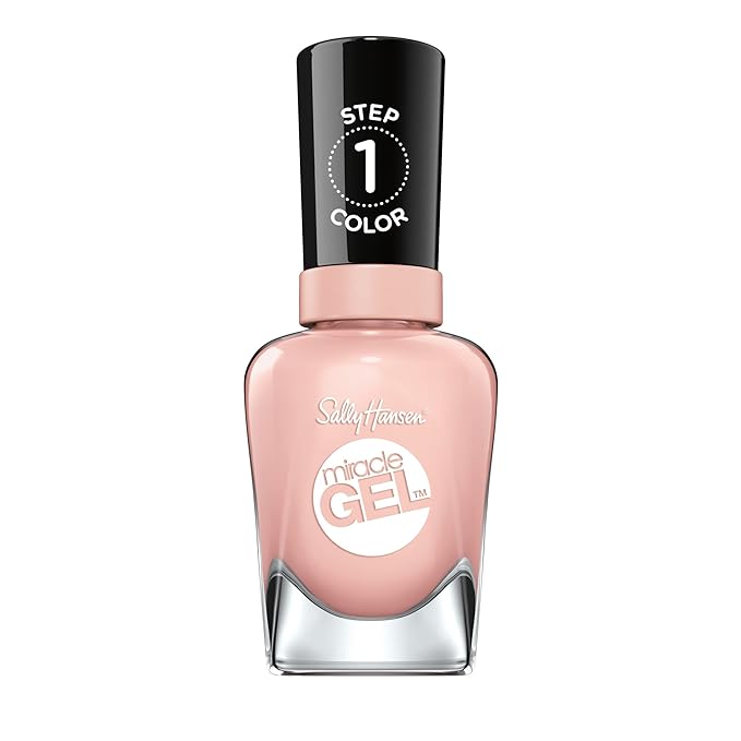 Sally Hansen Miracle Gel™, In The Sheer, Long Lasting, Gel-Like Formula, No UV Lamp Needed, Pink Nail Polish