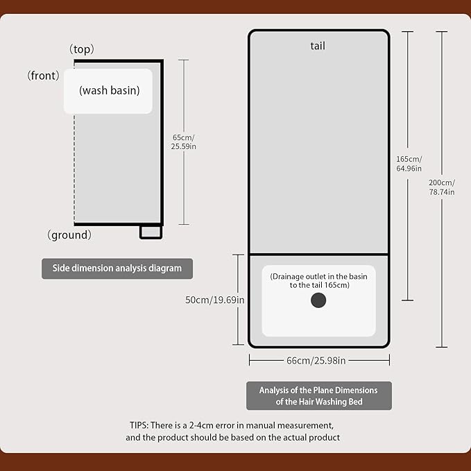 TATARTIST Head Spa Bed Shampoo Bed with Fumigation Head Therapy Massage Table Support Water Circulation Head Spa Equipment for Spa Barber Hair Beauty Salon (Black)