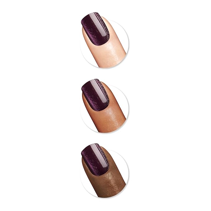 Sally Hansen Salon Effects Perfect Press-On Nails | Square Shape | Easy to Apply, Non-Damaging | 30 Nails, Nail Glue, Adhesive Tabs, File | Don't Be Jewel