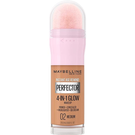 Maybelline New York Instant Age Rewind Instant Perfector 4-In-1 Glow Makeup, Medium