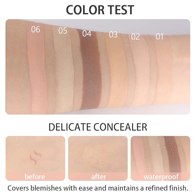 Pro 6 Color Correcting Concealer Palette Light Medium