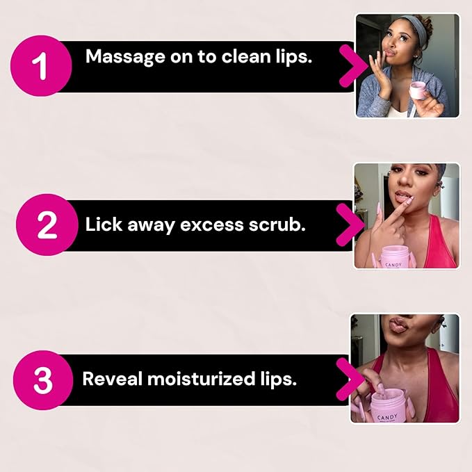 Minimo Candy Lip Exfoliator Scrub & Watermelon