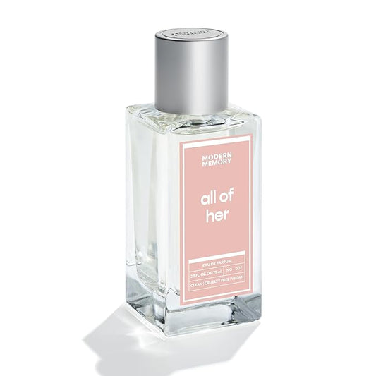 Modern Memory All of Her Eau de Parfum for Women, 2.5 fl oz - Notes of Red Raspberry, Jasmine & Amber