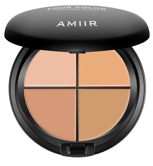 AMIIR Color Correcting Concealer Cream Full Coverage Flawless Face Contour Palette Professional Makeup, Light to Medium