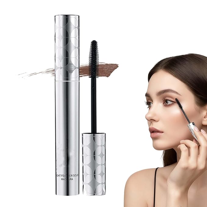 Mascara for Older Women 60 Plus, 2026 New Mascara Volume and Length for Mature Women with Thinning Lashes, Non Clumping Waterproof Long Wear (Brown)