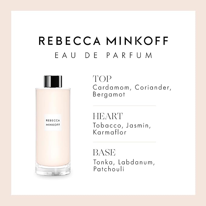 Rebecca Minkoff Perfume for Women - Spray Refill with Notes of Cardamom, Coriander, Bergamot, Tobacco, Jasmin, Tonka, and Patchouli - 4 oz