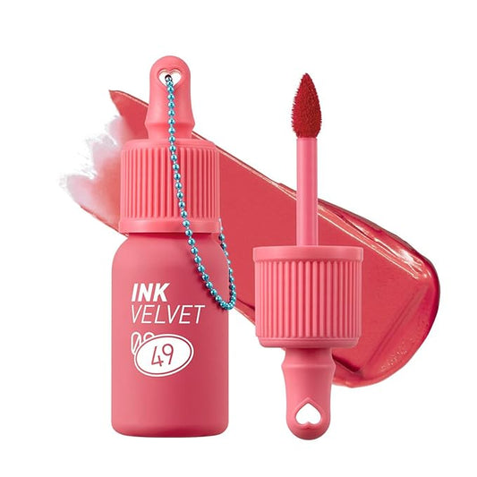 Peripera Ink The Velvet Lip Tint - High Pigment Color, Longwear, Weightless, Not Animal Tested, Gluten-Free, Paraben-Free (049 Last RED)