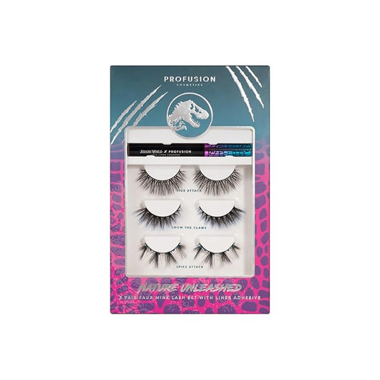 Jurassic World 3pc Lash Set Makeup Collection