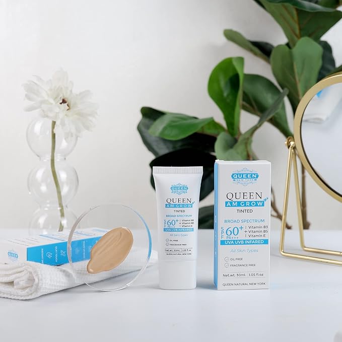 QUEEN AM GLOW | TINTED SunScreen SPF 60 of 2)