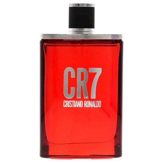 CR7 Cristiano Ronaldo - Eau De Toilette Cologne Scent for Men - Woody, Musky Scent with Lavender, Cardamom, Tobacco, and Cedar - From Cristiano Ronaldo’s Original Men’s Fragrance Collection - 3.4 oz