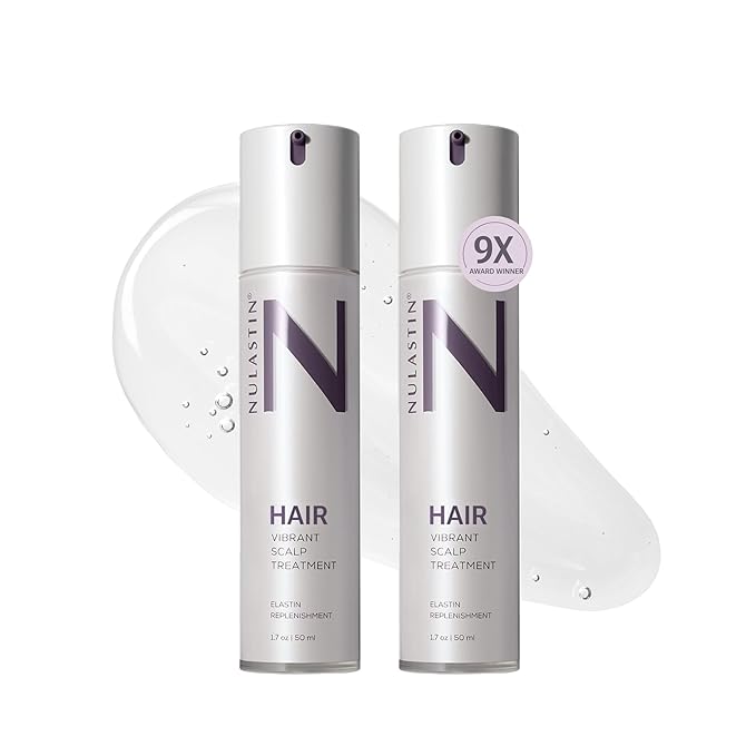 NULASTIN Scalp Serum - Vibrant Scalp Treatment to Help Improve the Look of Hair Density - Lightweight, Fast Absorbing Formula Enriched with Hair-Strengthening Ingredients (2 Count)