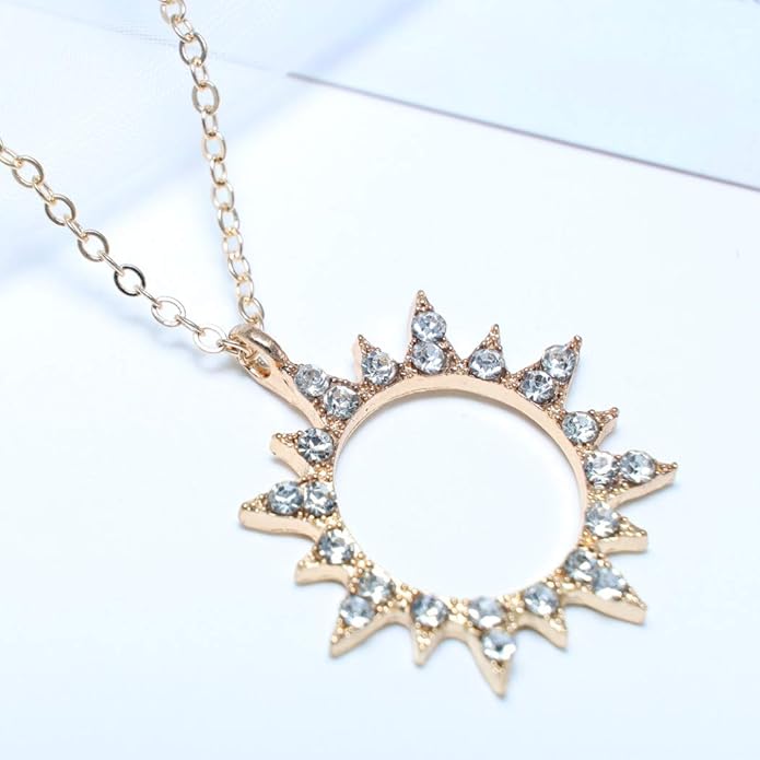 Bohemian Star Necklace Choker Small Flat Star Pendant Necklace Celestial Chain Necklace Jewelry for Women and Girls