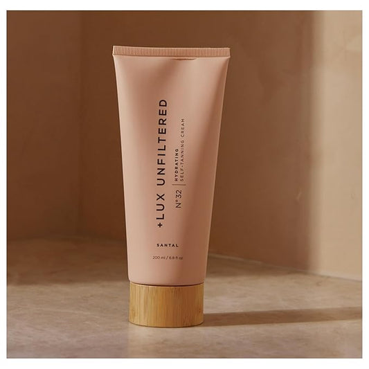 '+ Lux Unfiltered N°32 Gradual Self Tanner, Hydrating Self Tanning Lotion with Shea Butter & Squalane - Non-Sticky, No Transfer, Natural-Looking Tan - Vegan & Cruelty-Free Sunless Tanner - Santal
