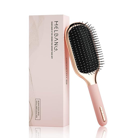 Melbang Hair Brush for Thick Curly Thin Long Short Wet or Dry Hair Adds Shine and Makes Hair Smooth Hair Comb Paddle Hair Brush for Men Women Kid
