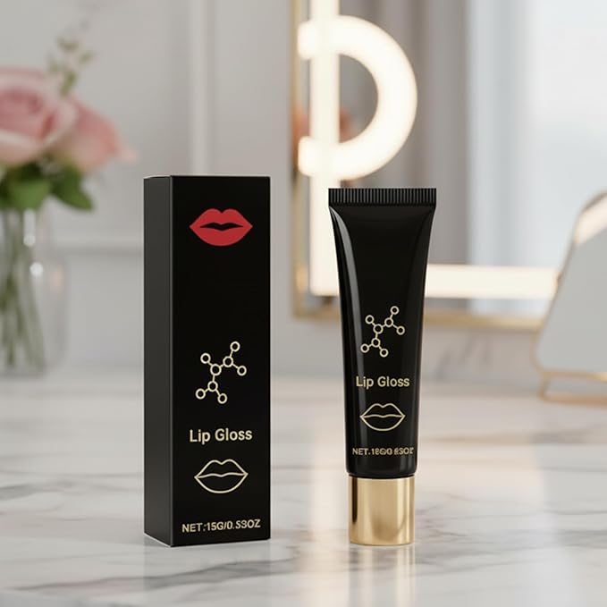 Herbionyx Luxury Lip Gloss,Herbionyx Lip Booster Serum,Hydrating And Nourishing Lip Oils (1PCS)