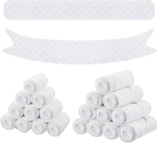 Cotton Tummy Liners and Bra Liners Set for Sweat Rash Skin Folds Plus Size Women Sweating Supplies