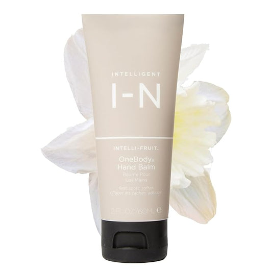Intelligent Nutrients OneBody Hand Balm, Luxurious Hand and Nail Therapy Cream, Vegan, 2 Oz
