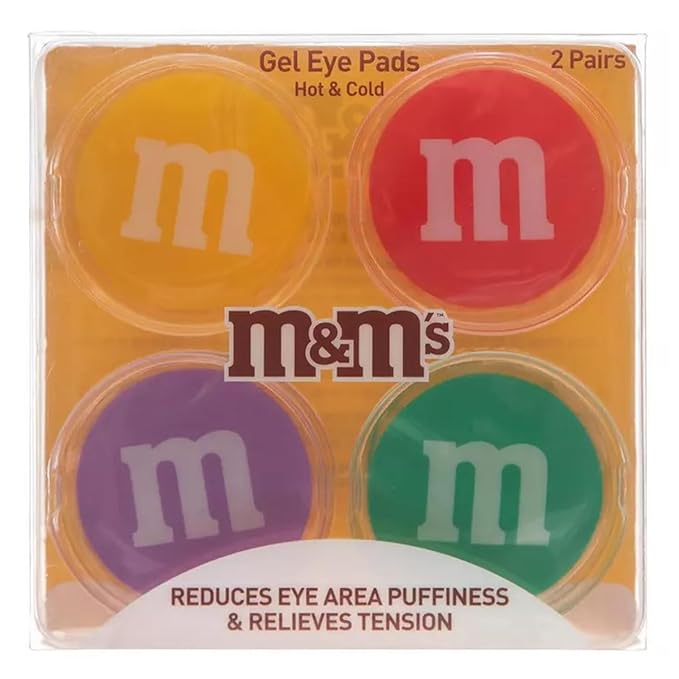 Taste Beauty x M&M's 2-Pair Hot & Cold Gel Eye Pads