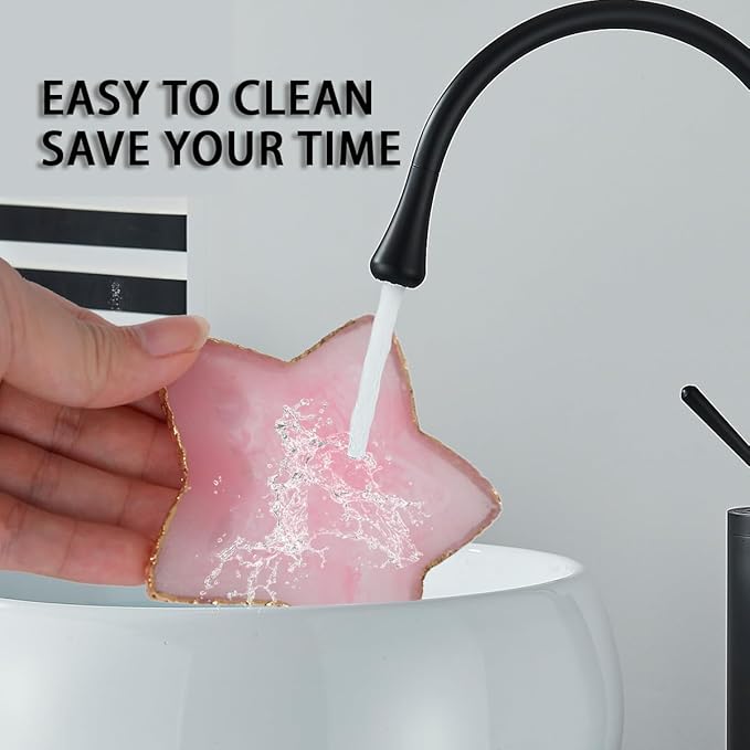 Nail Polish Palette, 2Pcs Resin Nail Art Palette,