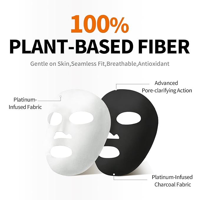 Face Sheet Masks (9 Variety Packs), with Peptides, Vitamin C and Panthenol B5, Anti-aging, Brightening, Soothing Facial Skincare Gift Set for All Skin Types, Moisturizing and Firming Mask Set