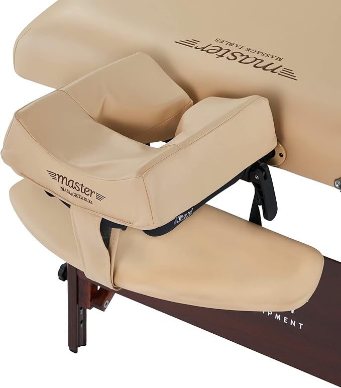 Master Massage 30" Del Ray Pro Portable Table Package (Cream, Standard with Ambient Lighting System)