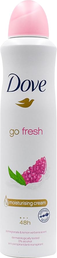 Dove Antiperspirant Deodorant Spray, International Version, 250 ml (Pack of 5)