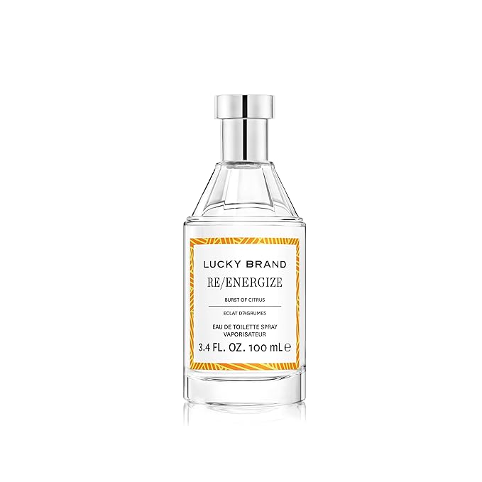 Lucky Brand Re/Energize The New Sustainably-Inspired & Exhilarating Mood-Evoking Unisex Fragrance For Women & Men, 3.4 Fl Oz EDT Spray (Pack of 1)