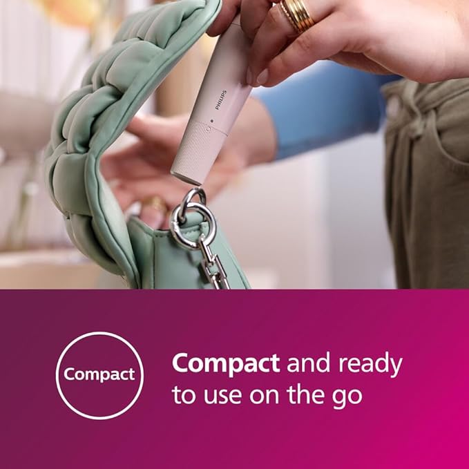 Philips Facial Hair Remover 5000 Series, Personal Groomer for Women, Cordless and Compact, with Hypoallergenic Head, Gentle and Quick Facial Hair Removal, Easy Touch-Ups, Model BRR454/00