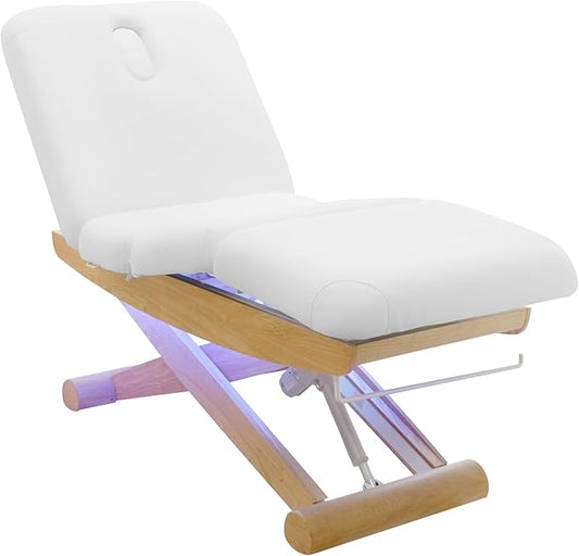 SKINACT Sage Electric Spa Treatment Table Massage, Facial Bed (White)