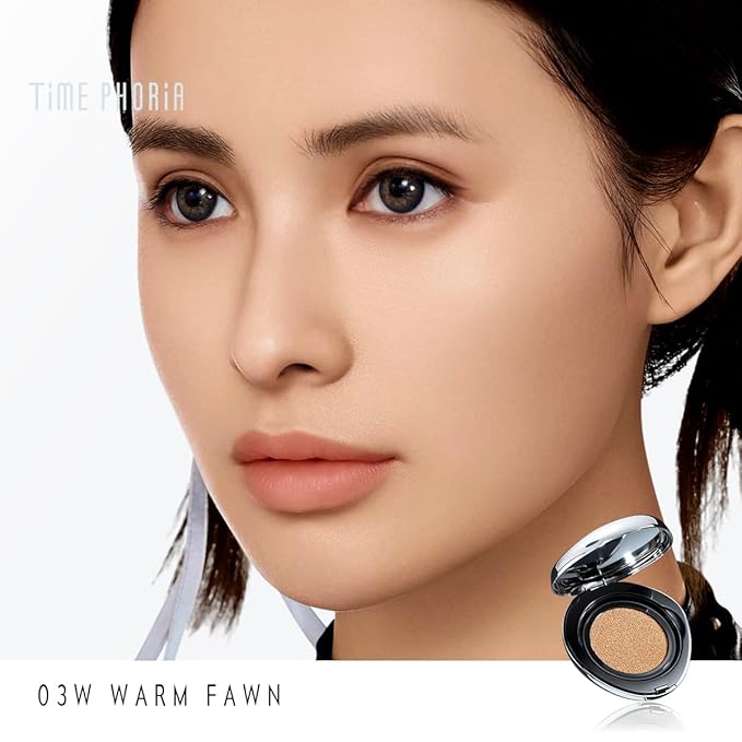TIMELESS LUMINA MATTE PERFECTION CUSHION | Full Coverage, Weightless, Skin fit, Velvety Matte Finish, Oil-Control Waterproof Fondation, Sweatproof Flawless BB Cream CC (03W WARM FAWN)
