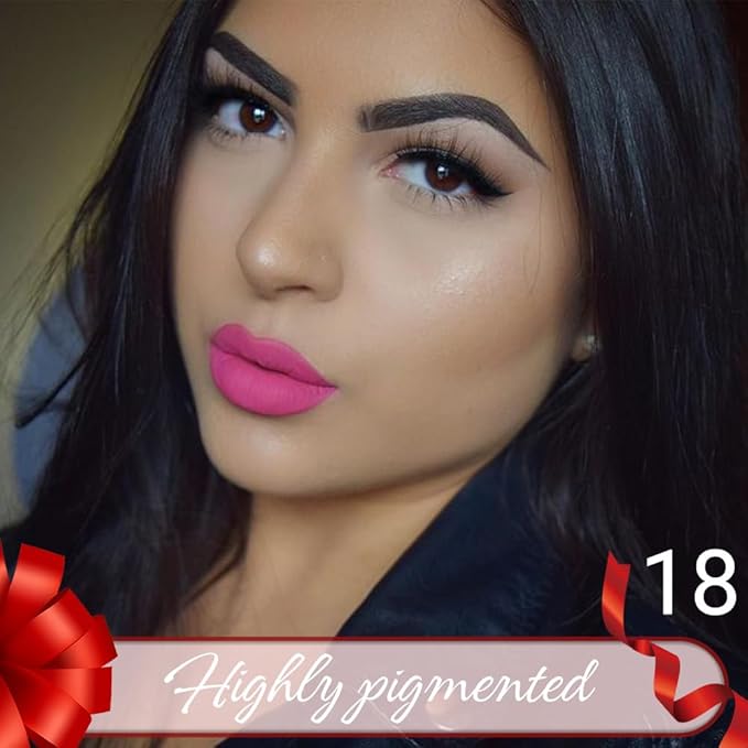 Sakura Pink Crayon Matte Lipstick Lip Liner Pencil, Moisture Smooth Lipstick Pencil,With pencil sharpener Sharpenable Lip Pencil, Ultimate Lip Crayon for Women Smudgeproof Waterproof 18#