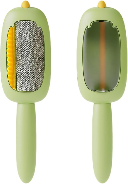 Reusable Lint Roller, Portable Lint Brush, Pet Hair Remover, Super Sticky and Washable, for Clothes, Furniture, Dog & Cat Hair(Green)