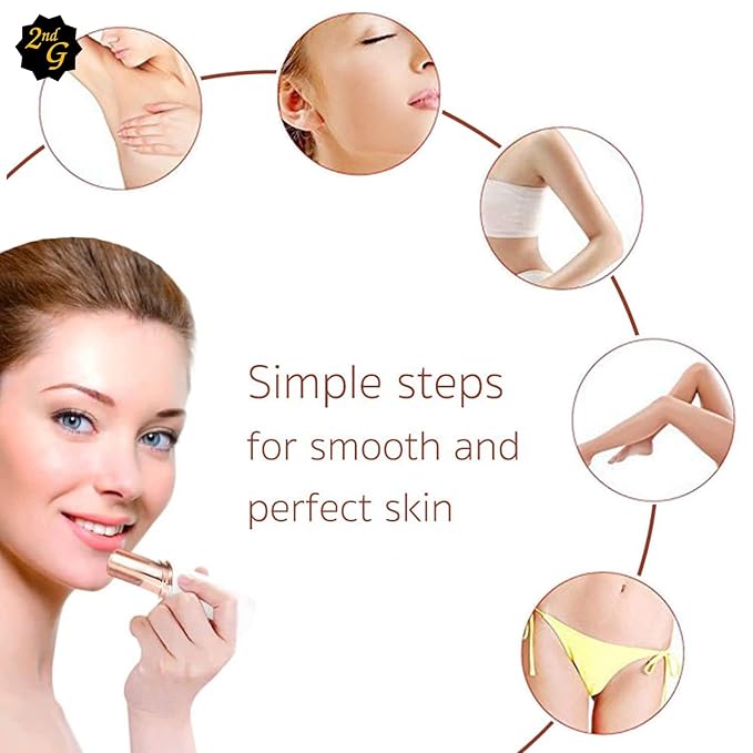 tuokiy Gen 2 Replacement Heads for Facial Hair Removal, Replacement Blades for Women Facial Hair Remover Generation 2